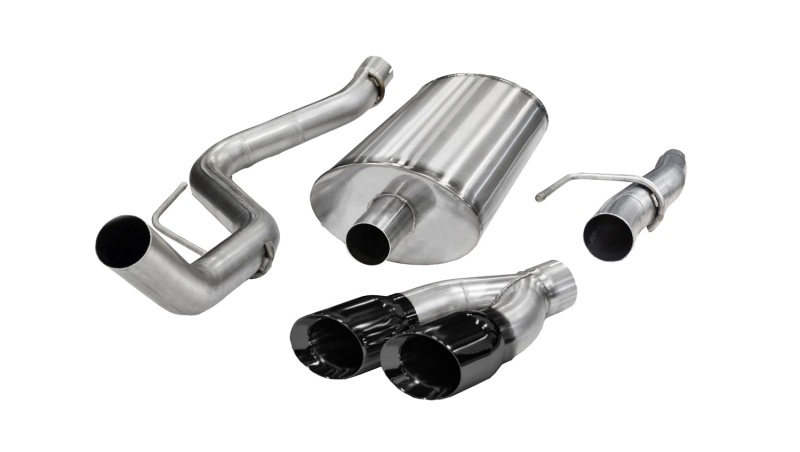 Ford F-150 Performance Exhaust - Single Side Exit - CORSA Performance - Cat-Back Sport - Black - `11-`14